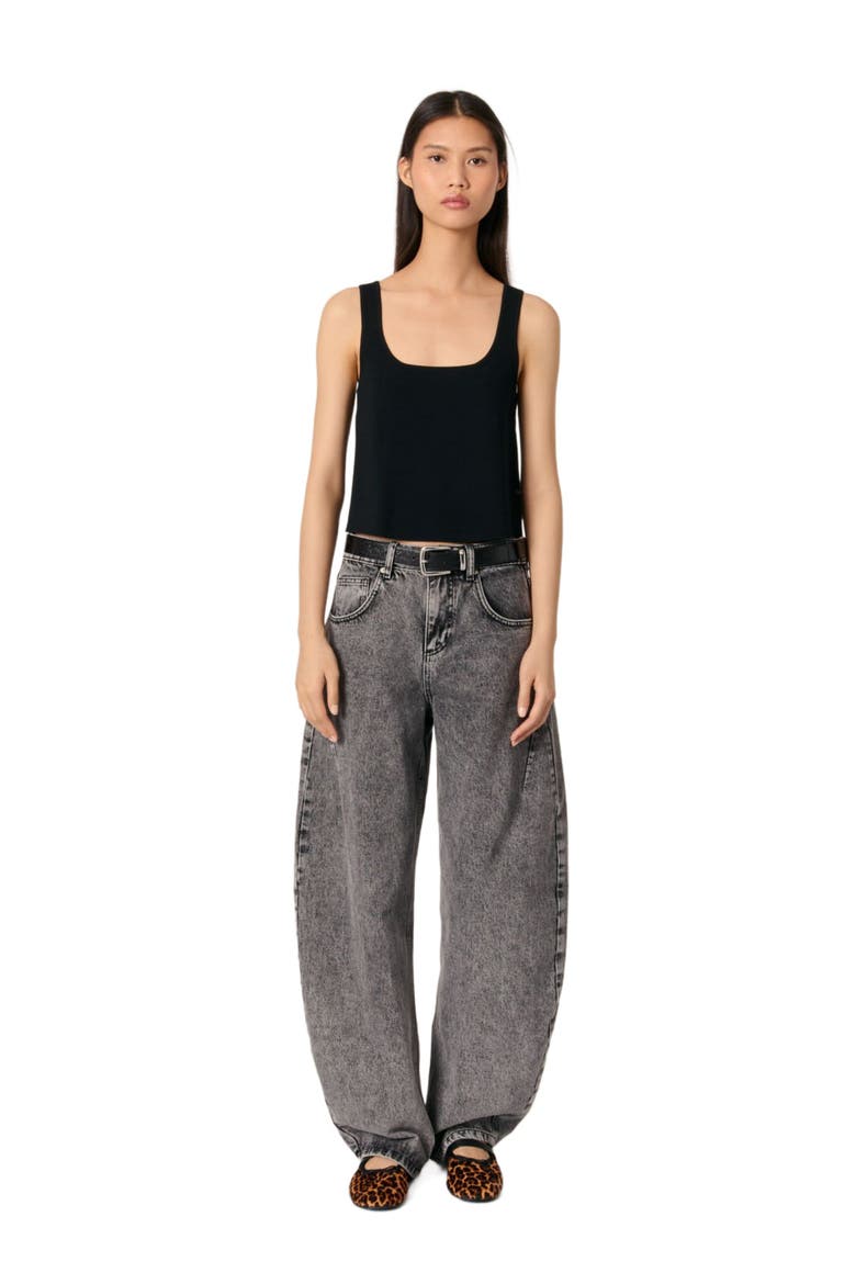 Knit top, Main, color, Black
