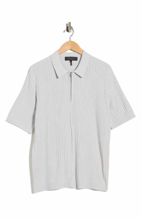 rag & bone Lewis Quarter Zip Polo Shirt
