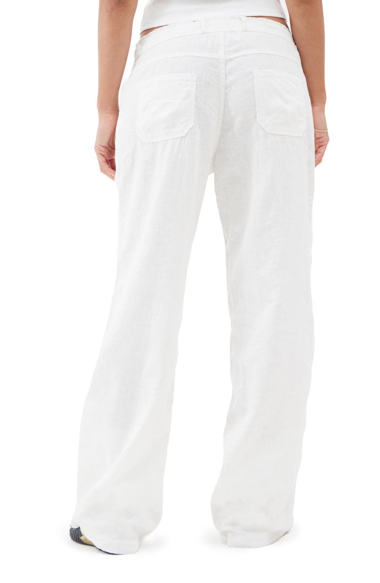 Five-Pocket Linen Blend Pants
