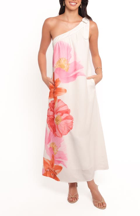 Charlize One-Shoulder Maxi Sundress