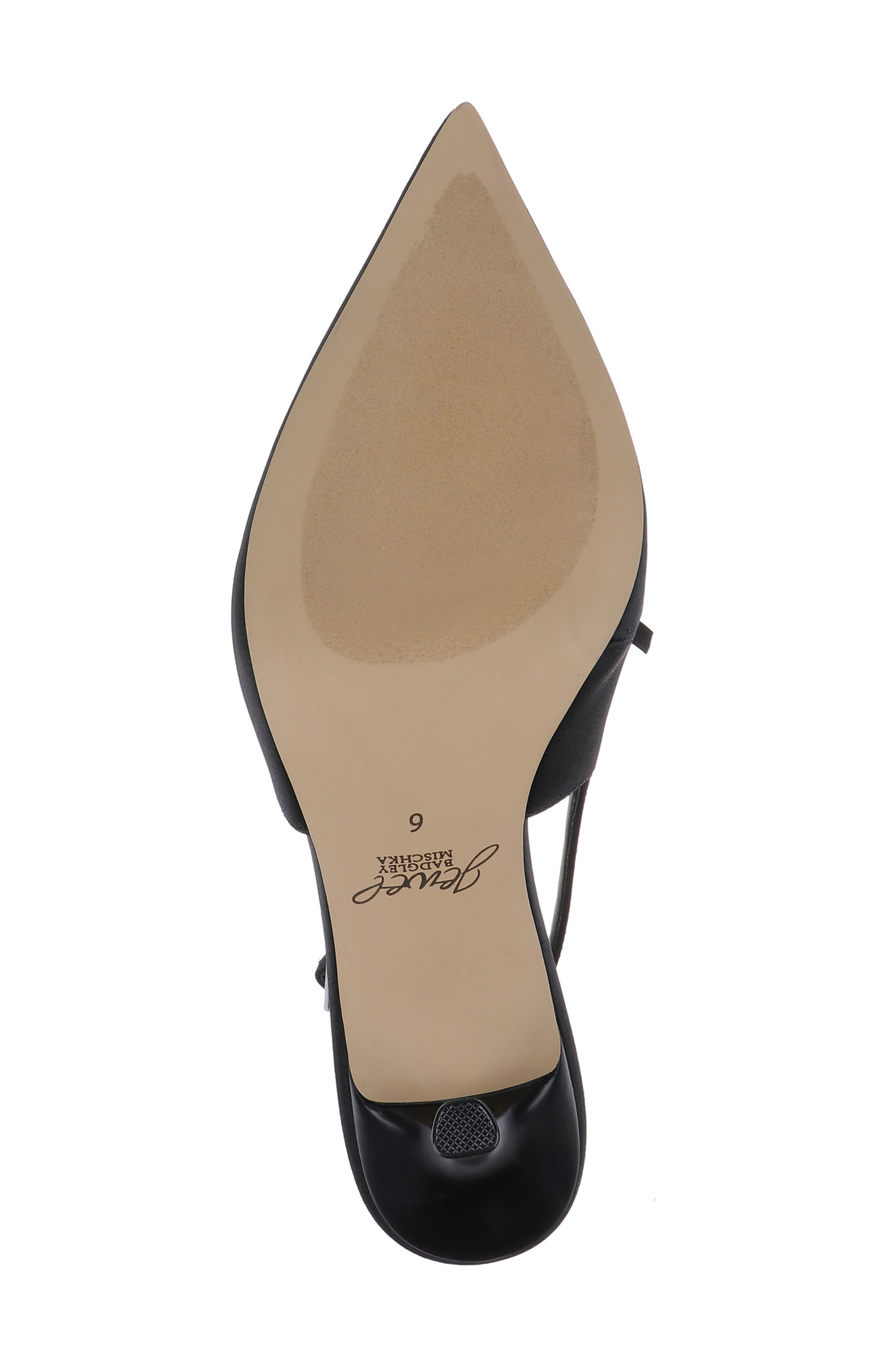 Jewel Badgley Mischka Zaya Pointed Toe Slingback Pump, Alternate, color, 