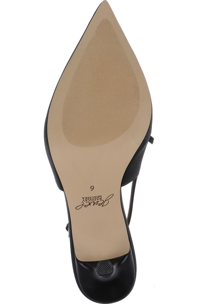Jewel Badgley Mischka Zaya Pointed Toe Slingback Pump, Alternate, color,