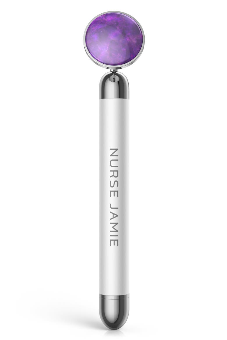 Good Vibrations Massaging Tool & Moisturizing Oil Set USD $170 Value, Alternate, color, PURPLE/ WHITE/ SILVER/ BLUE