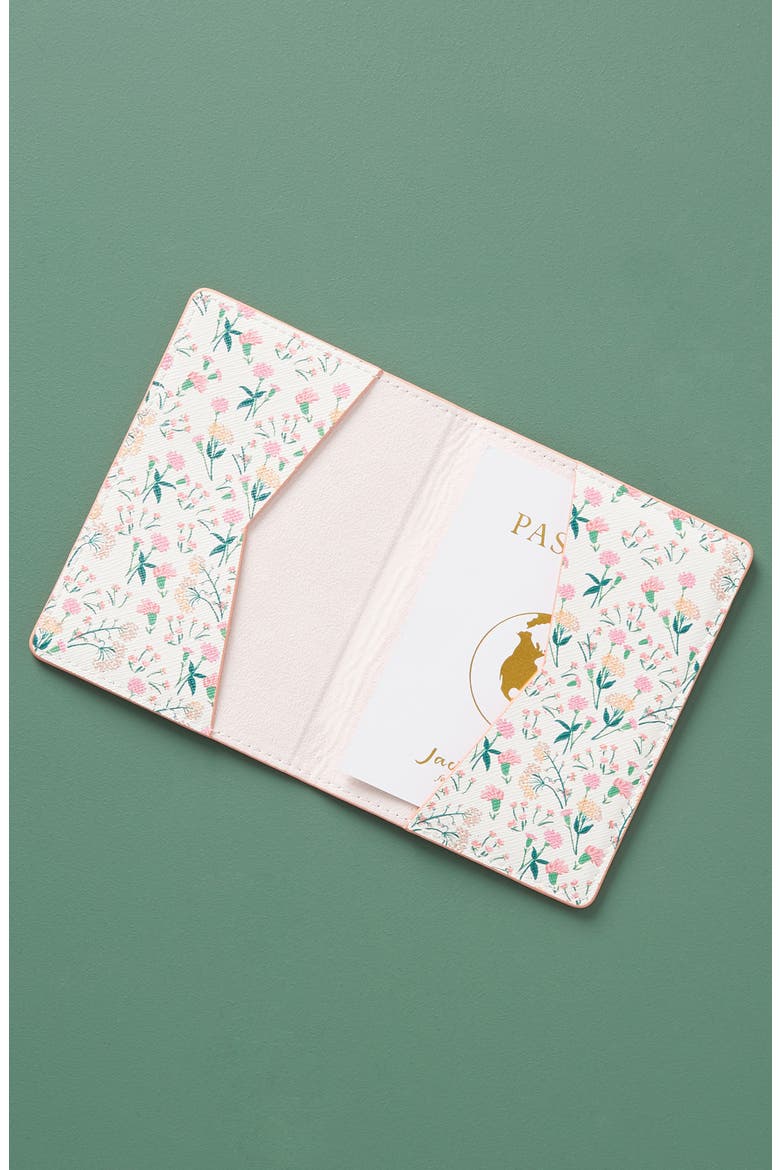 Anthropologie Jackie Diedam Passport Holder, Alternate, color, PINK MULTI