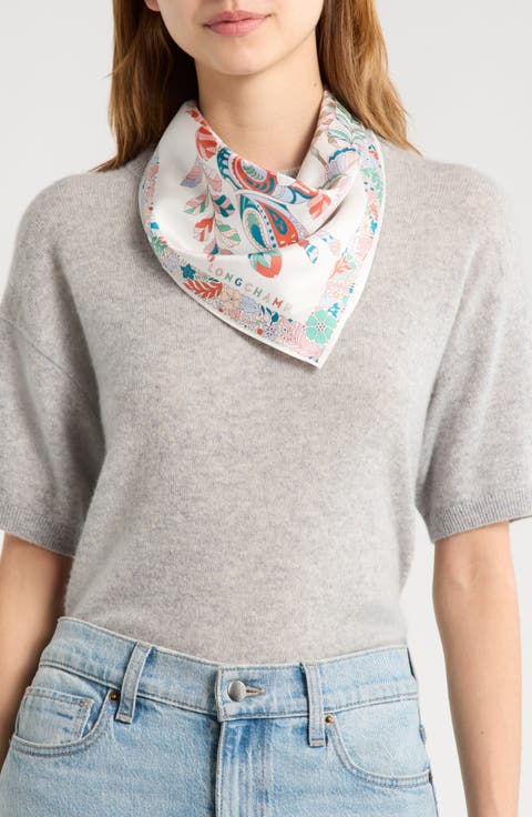 Foret Silk Square Scarf