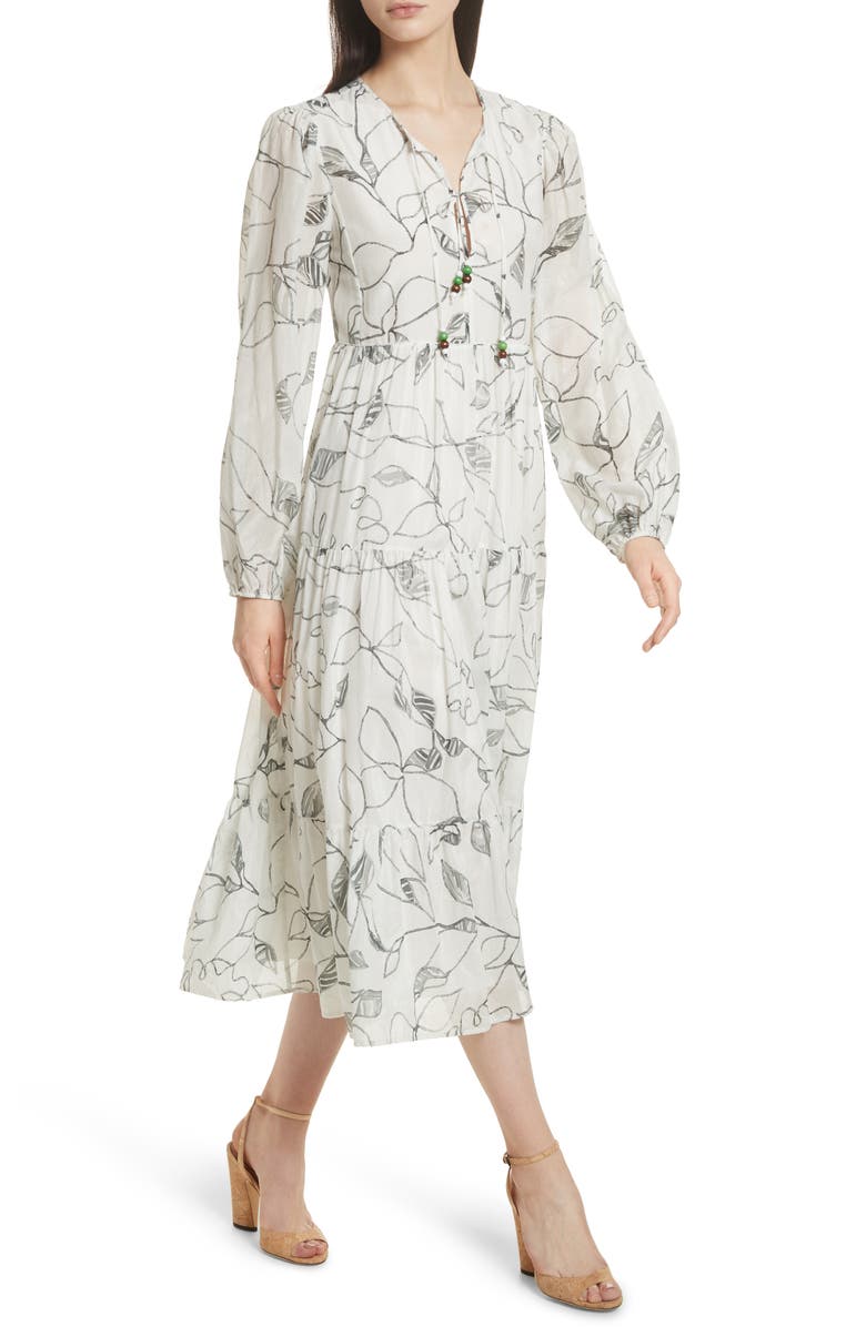 Elizabeth and James Gwendolyn Tiered Peasant Dress, Alternate, color,