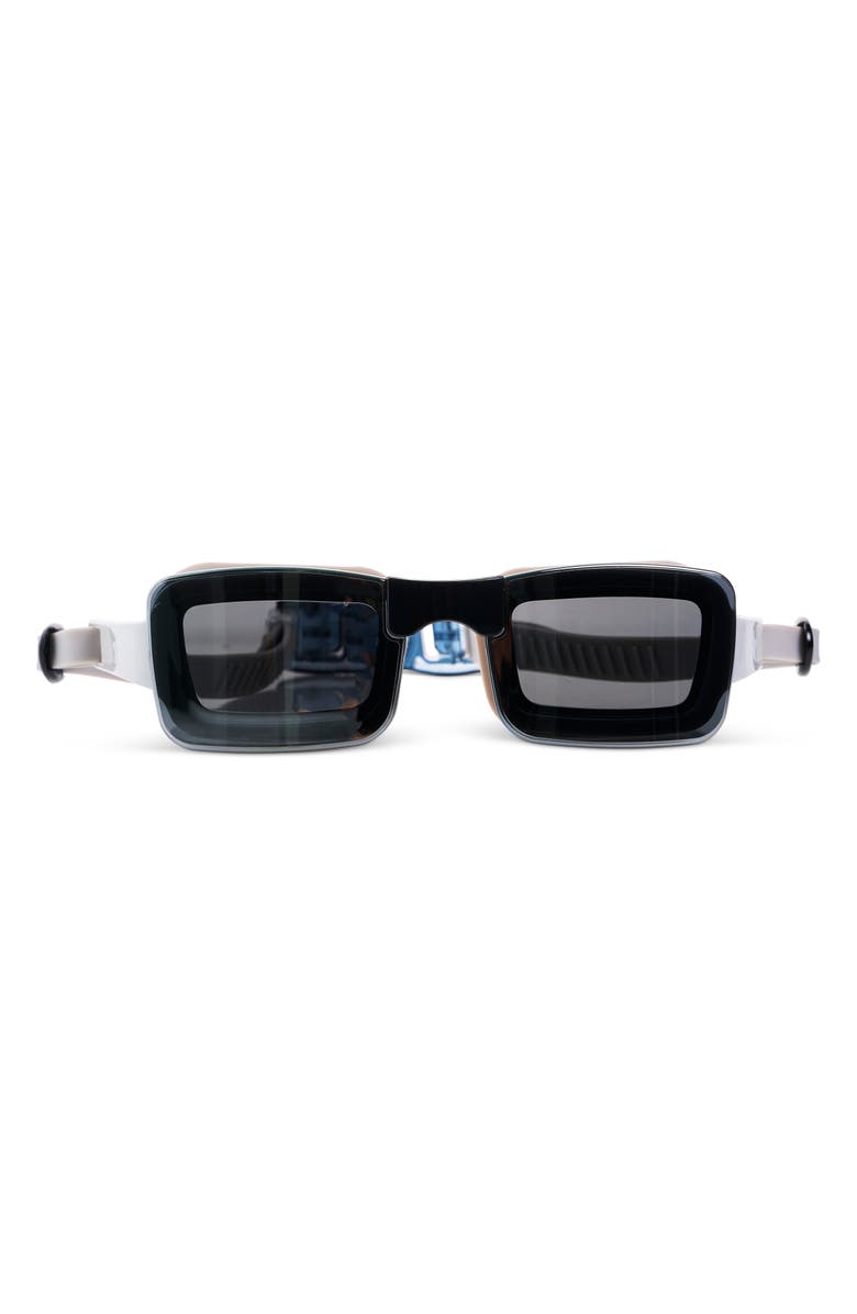 Bling2o Kids' Velocity Onyx Swim Goggles, Main, color, Black Grey