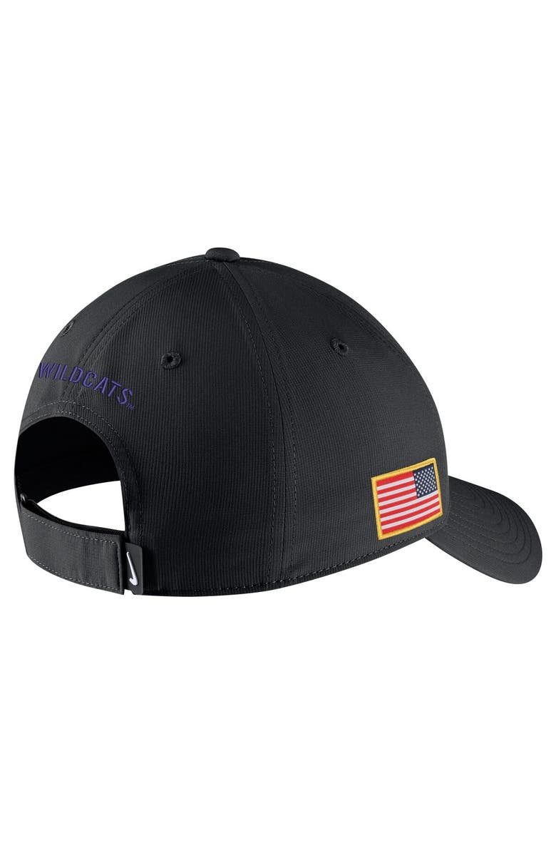 Nike Men's Nike Black Kansas State Wildcats Military Pack Camo Legacy91 Adjustable Hat, Alternate, color, Black