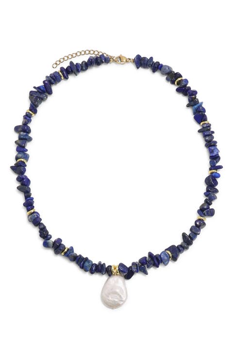 Vetta Freshwater Pearl Pendant Necklace