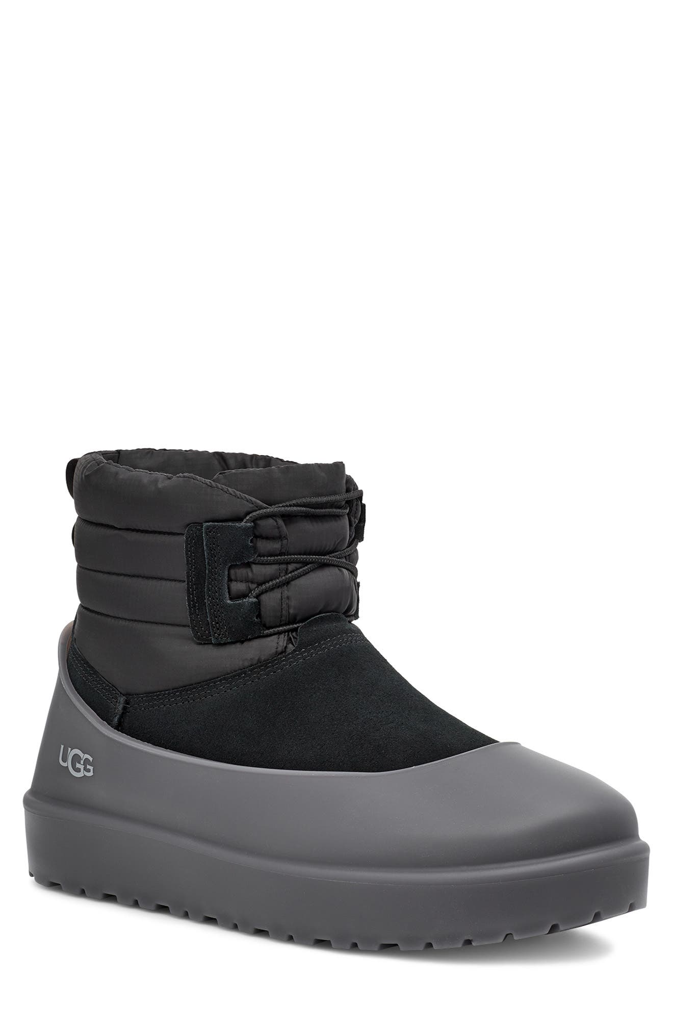 UGG<sup>®</sup> Classic Mini Lace-Up Waterproof Winter Boot, Main, color, 
