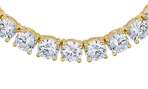 Fzn Cubic Zirconia Necklace In Silver