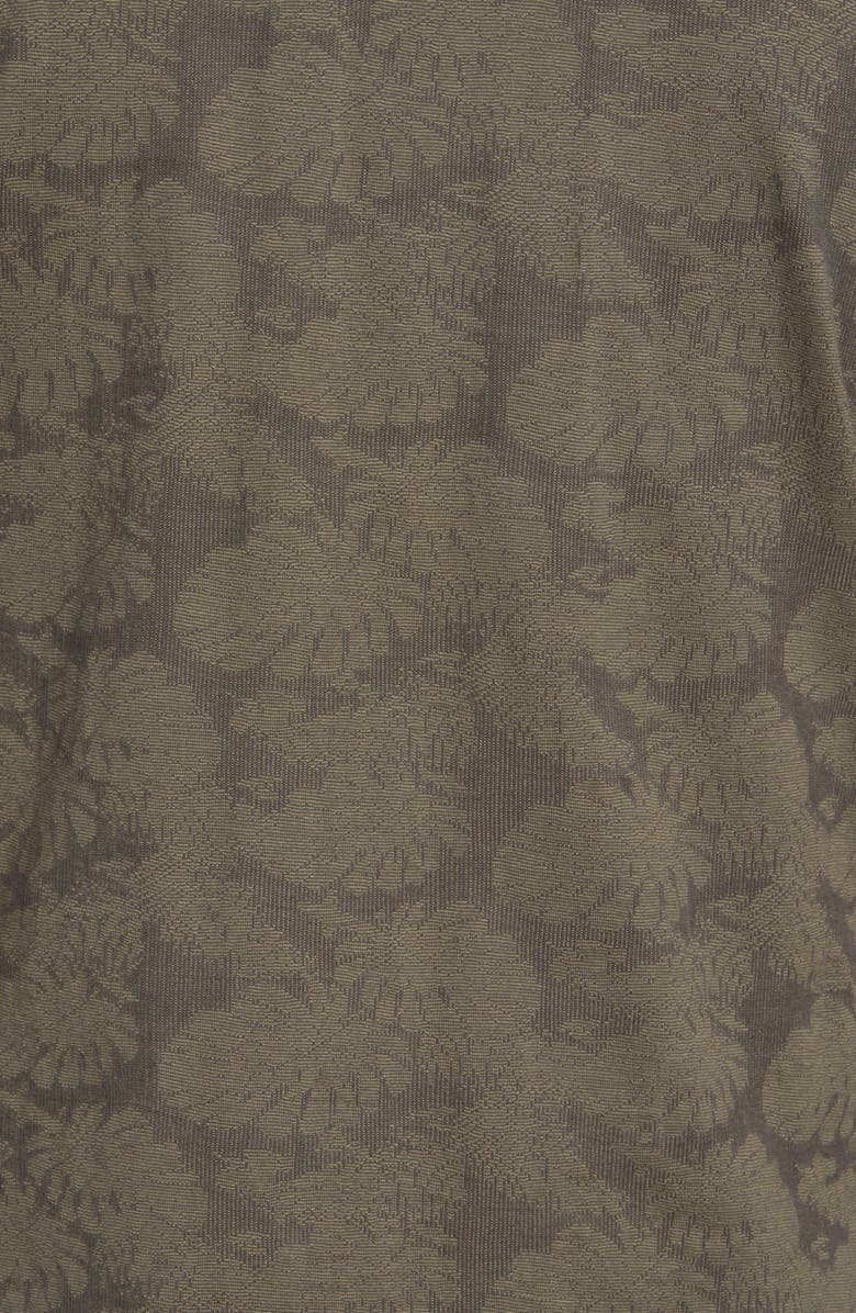 Robert Barakett Troy Open Collar Jacqurd Polo, Alternate, color,