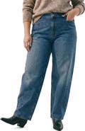 VERO MODA High Waist Barrel Leg Jeans