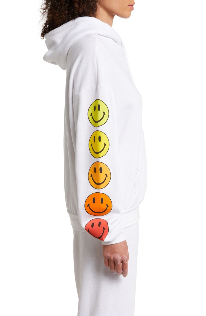 Aviator Nation Smiley Graphic Hoodie, Alternate, color,
