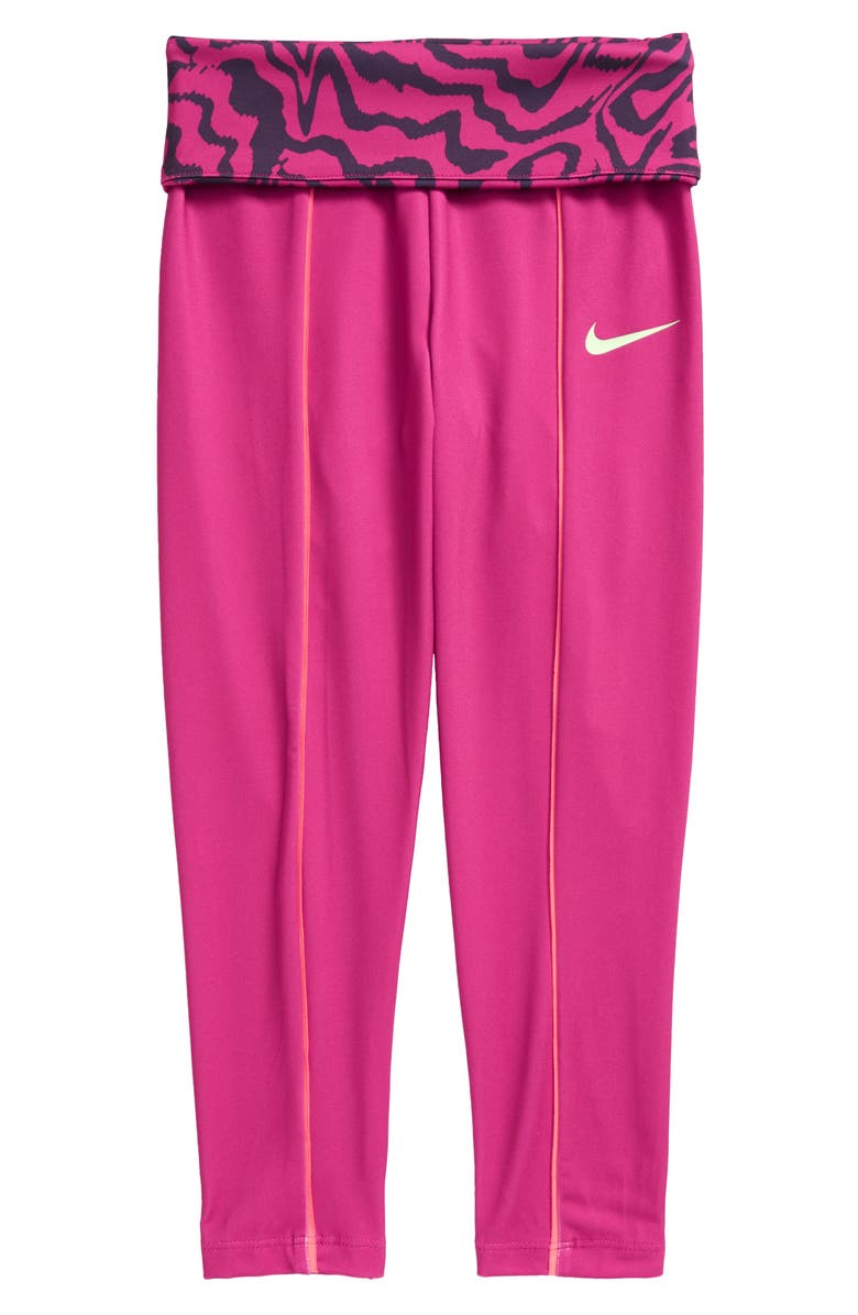 Nike Kids' Electric Zebra Leggings, Main, color, 