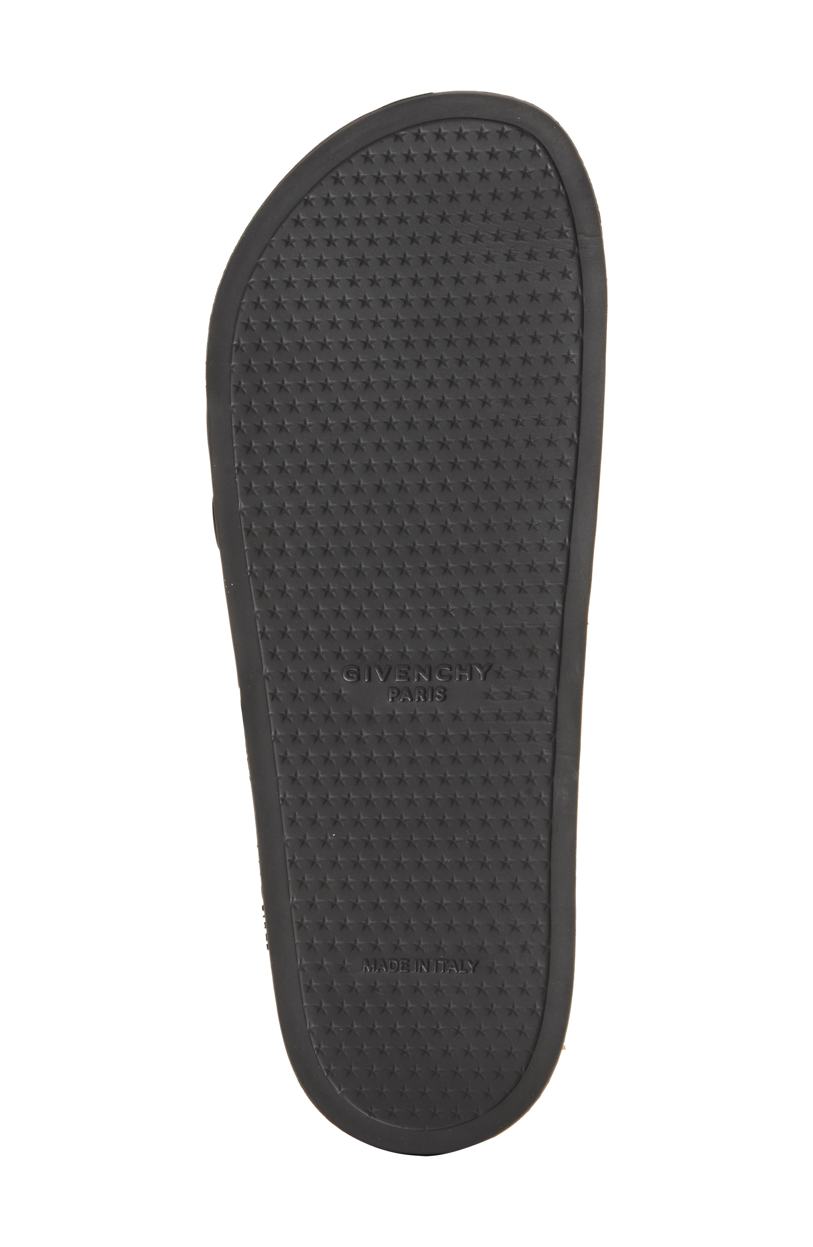 Disney x Givenchy '101 Dalmatians' Logo Slide Sandal, Alternate, color, BLACK/ WHITE/ RED