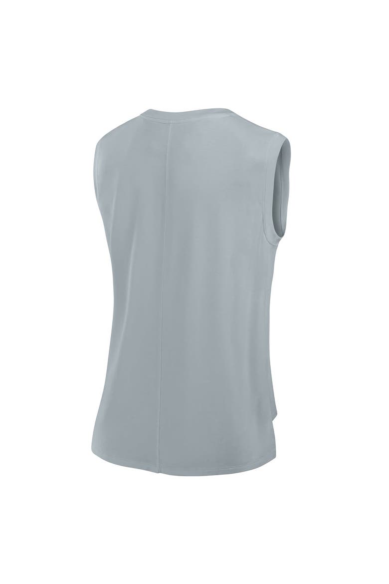 Women's Fanatics Gray Las Vegas Raiders Studio Embrace Tank Top, Alternate, color, Gray