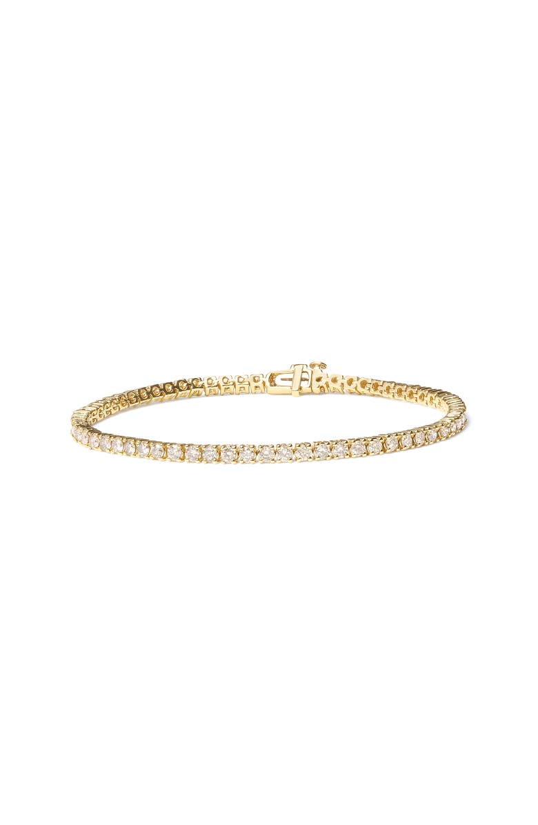 Haus of Brilliance 14K Yellow Gold 6.0 Cttw Classic 4 Diamond Tennis Bracelet, Main, color, Yellow