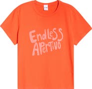 Re/Done Endless Apertivo Graphic Cotton T-Shirt