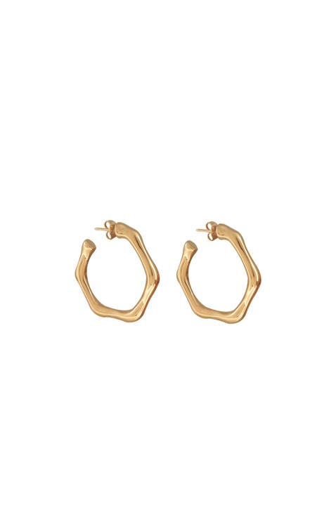 Bambú Hoop Earrings