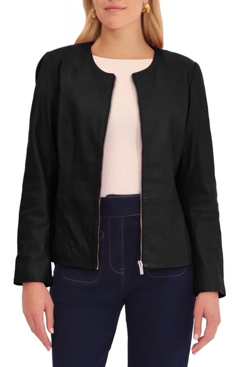 Faux Leather Jacket