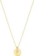 Set & Stones Lily Birth Flower Necklace