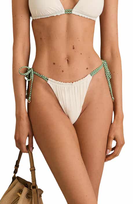 Reiss Rue Ruched Bikini Bottoms