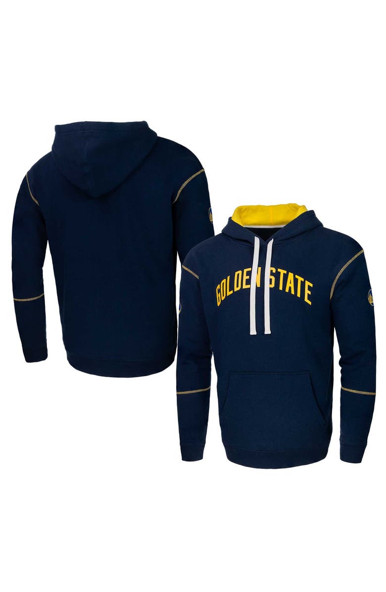 Stadium Essentials Unisex Navy Stadium Essentials Golden State Warriors Monument Pullover Hoodie, Main, color, Navy