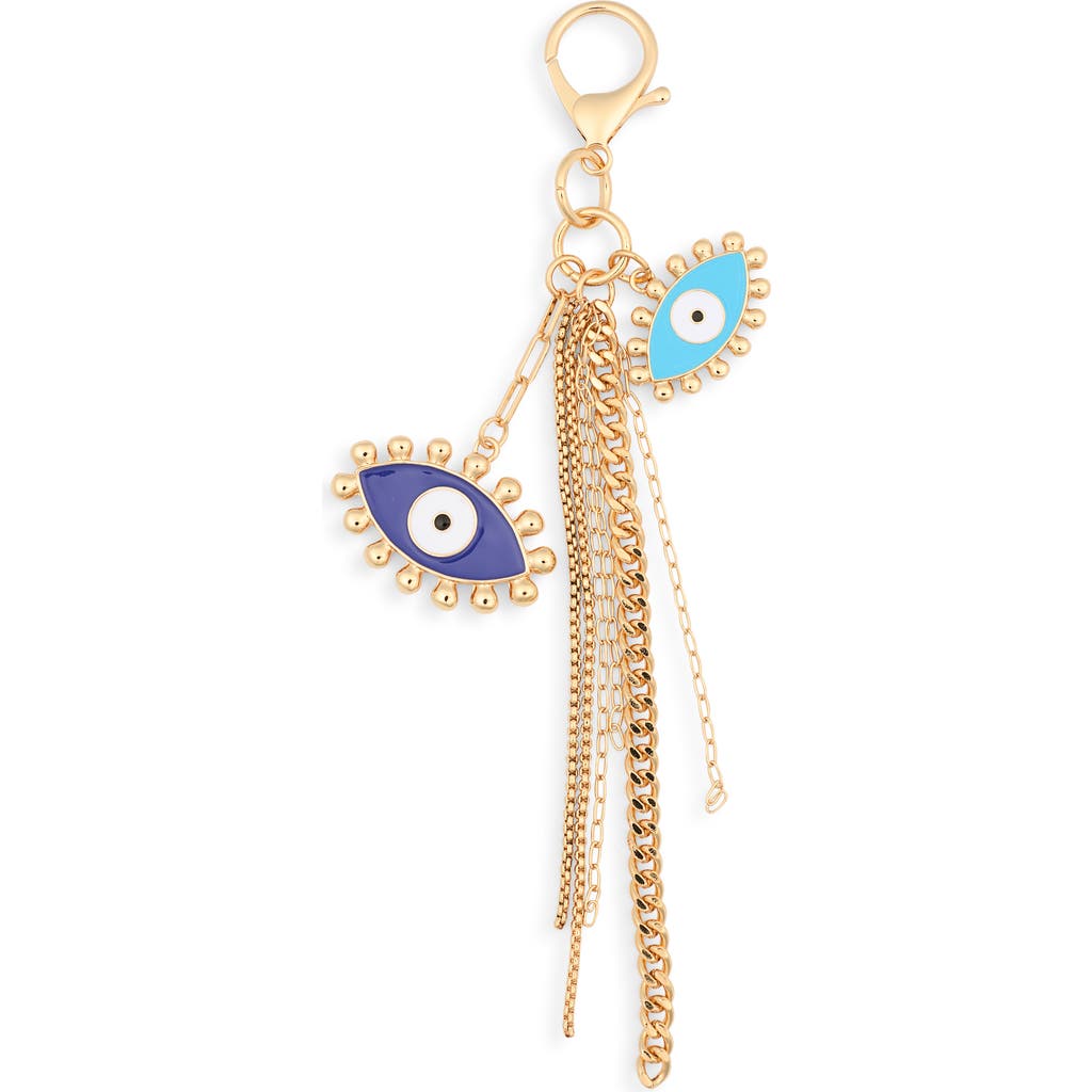 Leith Evil Eye Bag Charm In Gold
