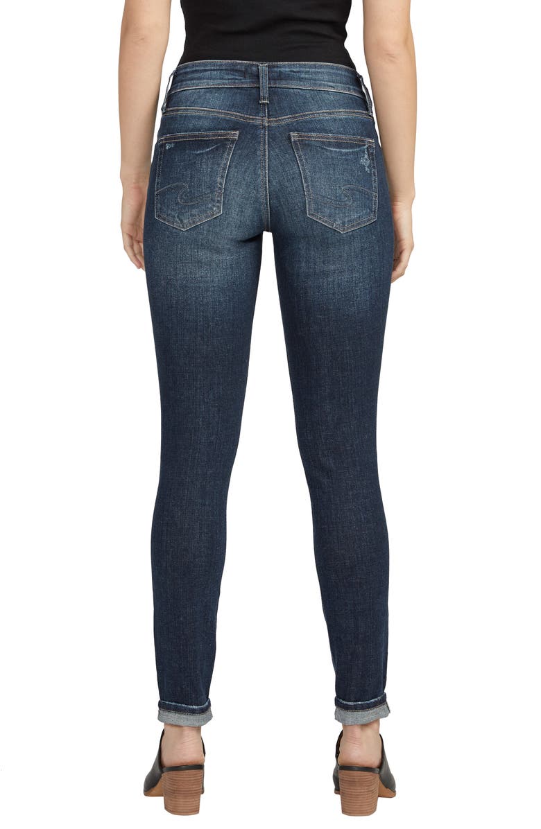 Silver Jeans Co. Mid Rise Slim Girlfriend Jeans, Alternate, color,