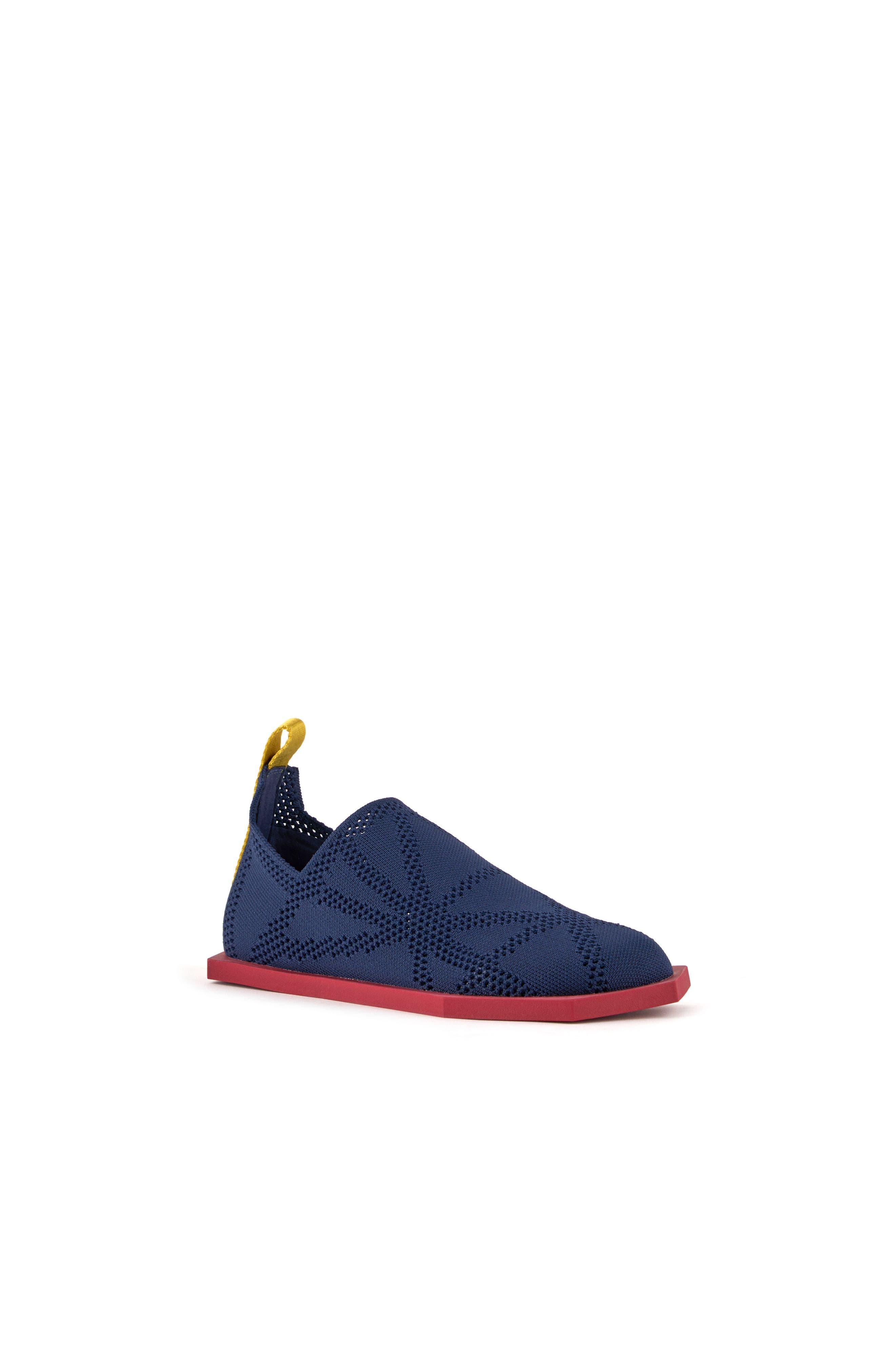 Poly Fabric Lo Sneakers, Alternate, color, Naval