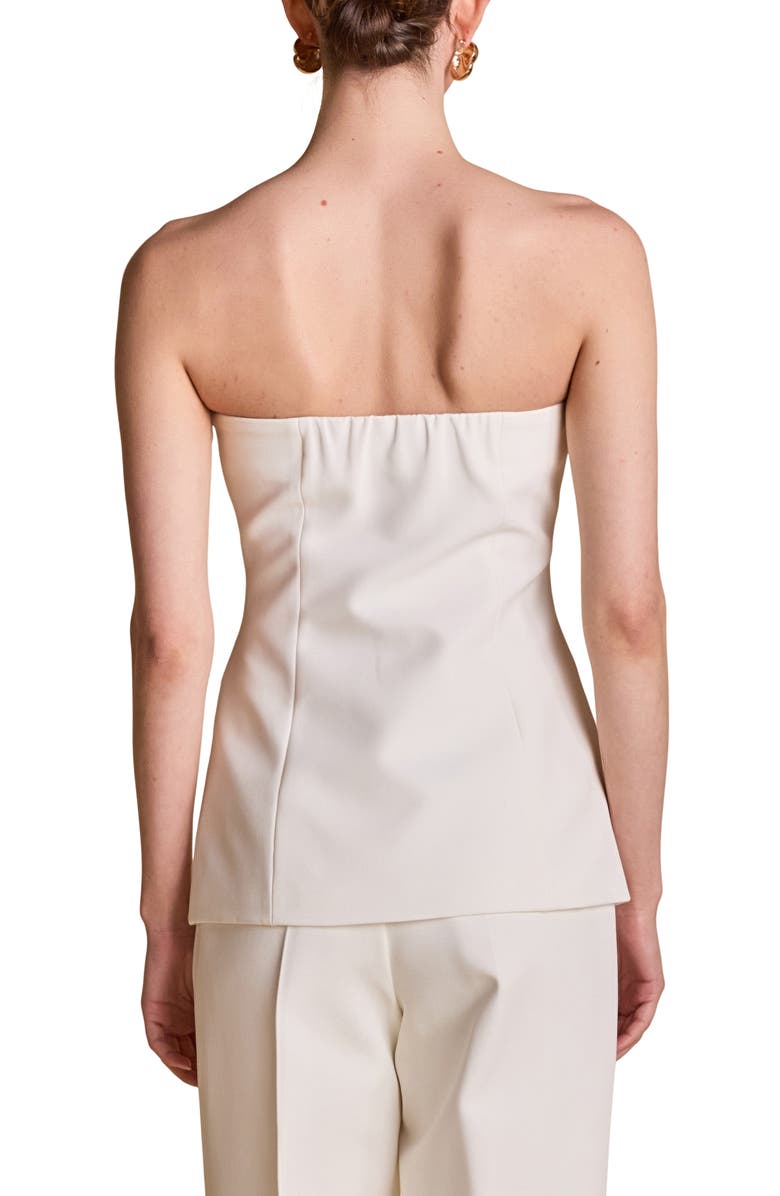 Endless Rose Strapless Suit Top, Alternate, color, Ivory