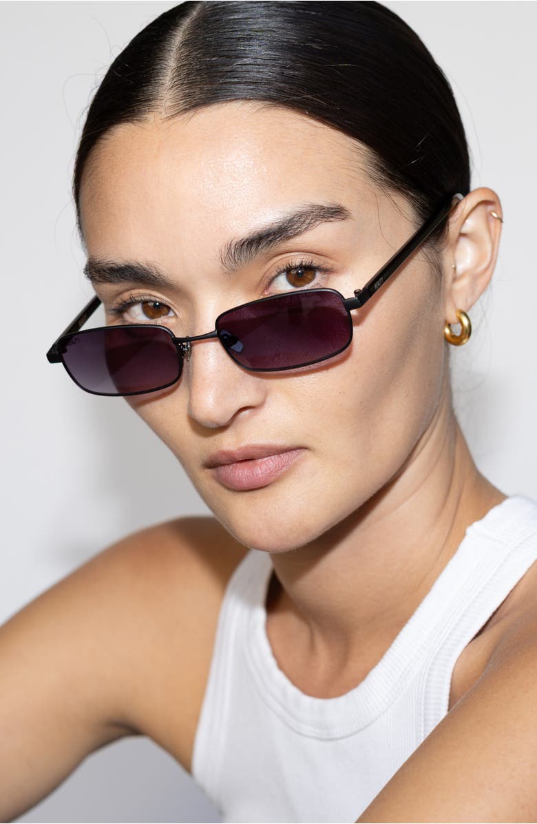 Reality Eyewear Vibes Town Sunglasses, Alternate, color, Matt Black