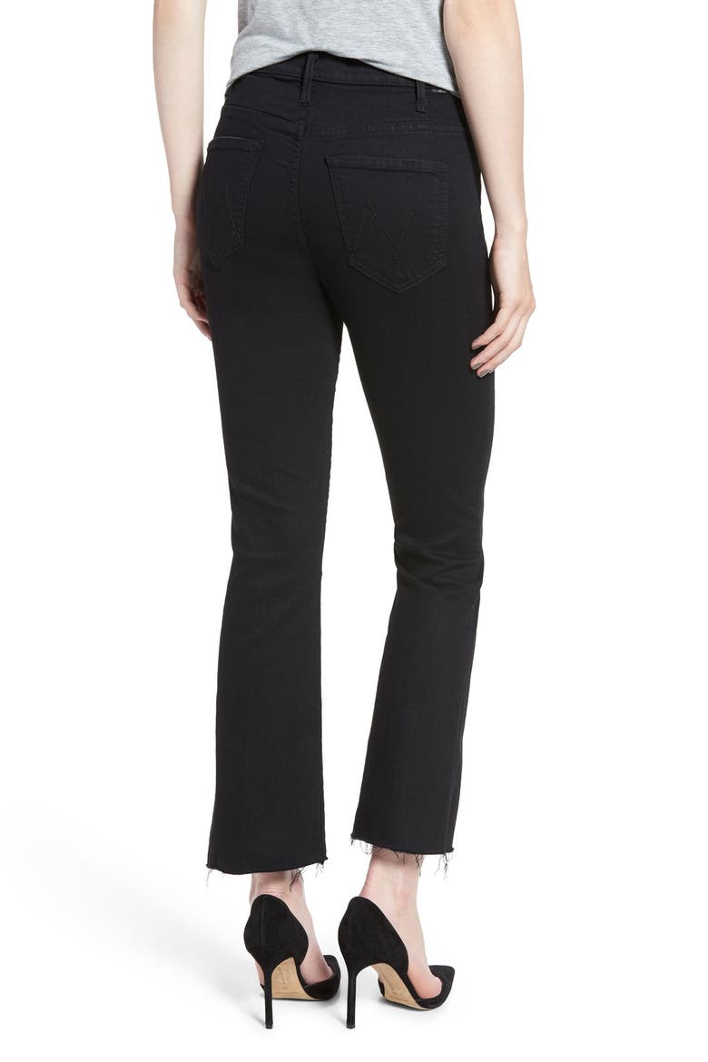 The Hustler High Waist Ankle Fray Jeans, Alternate, color, NOT GUILTY