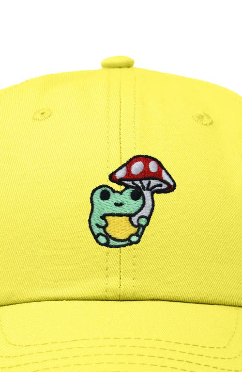 DALIX DALIX MUSHROOM FROG EMBROIDERED HAT 