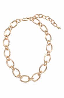 Ettika Large Oval Chain Necklace