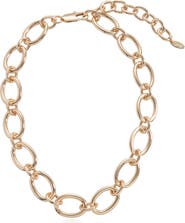 Ettika Large Oval Chain Necklace