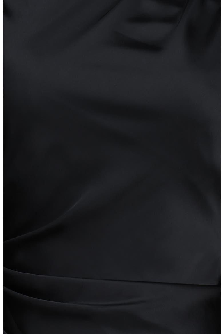 Lulu Long Sleeve Minidress, Alternate, color, BLACK