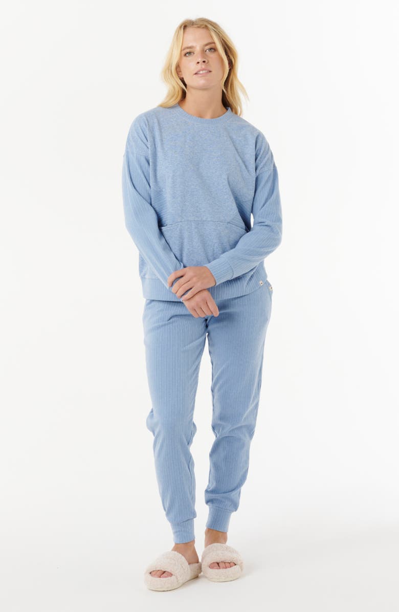 Rip Curl Cozy Fleece Sweatshirt, Alternate, color, Blue Marle