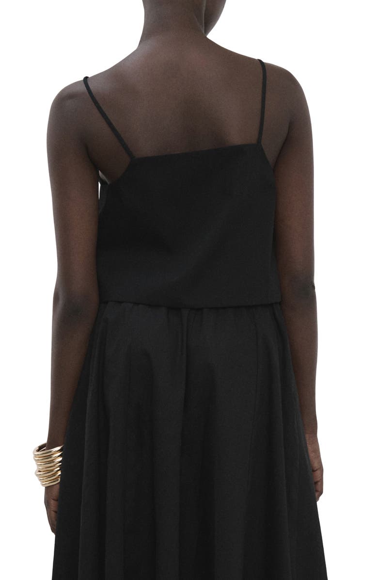 MANGO Cotton Crop Camisole, Alternate, color,
