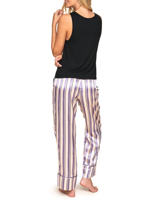 Adore Me Alania Tank & Pants Pajama Set In Multi
