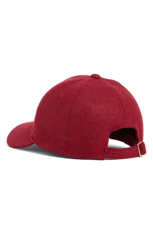 Bcbg Status Baseball Cap In Red