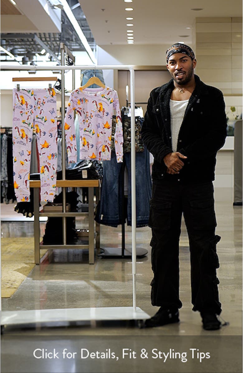 Kids' 'Uni the Unicorn' Fitted Two-Piece Pajamas & Book Set, sales video thumbnail