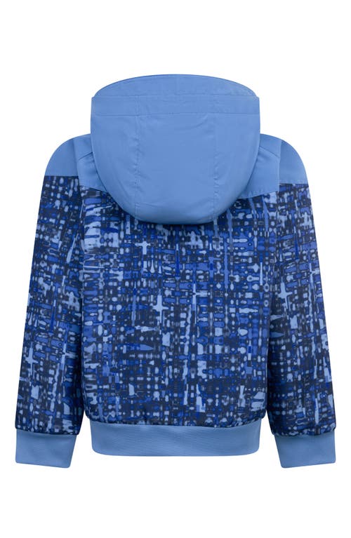 Nike Kids' Water Resistant Hooded Windrunner Jacket In Blue