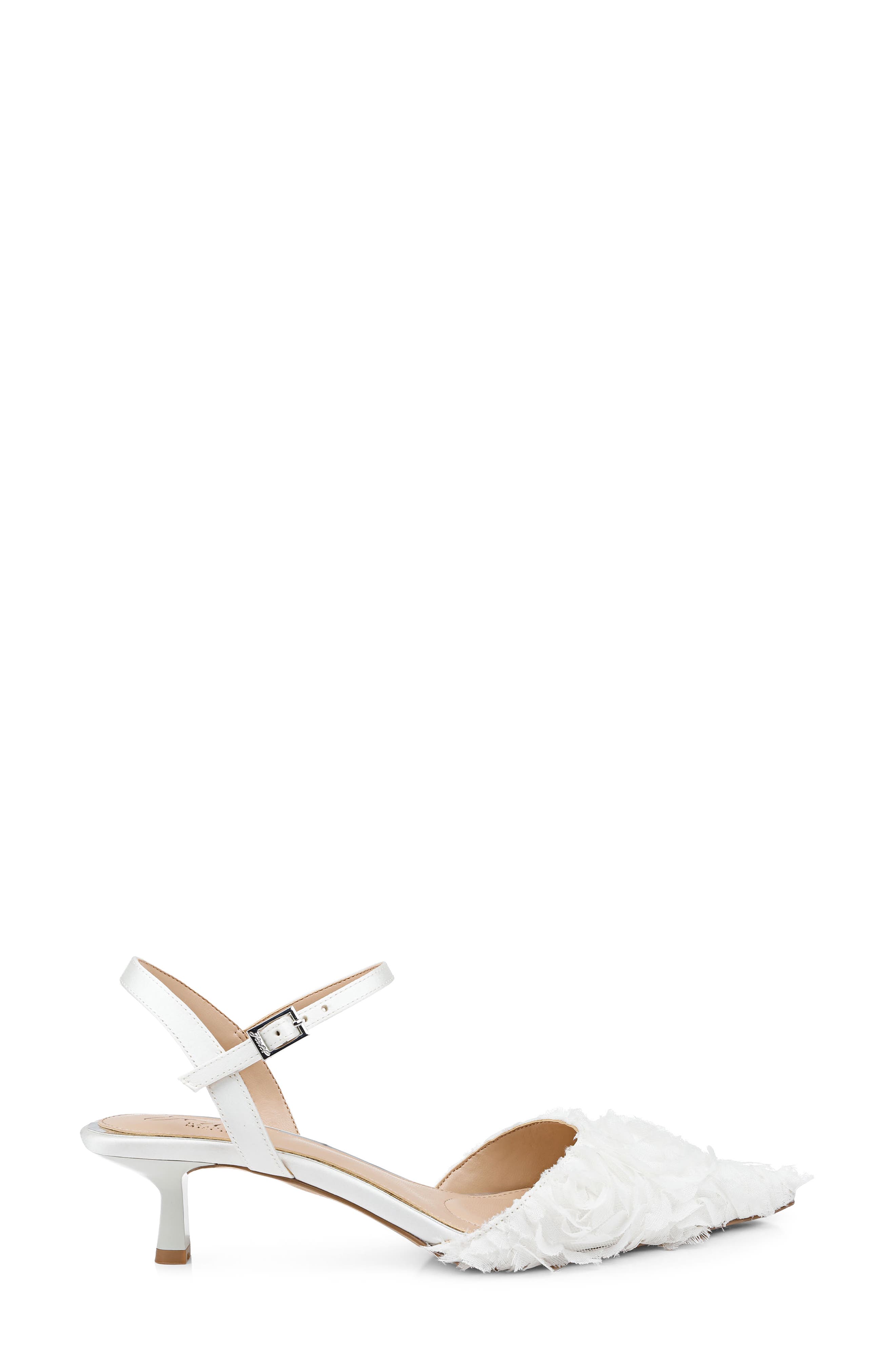 Selene Pointed Toe Pump, Alternate, color, IVORY/ IVORY