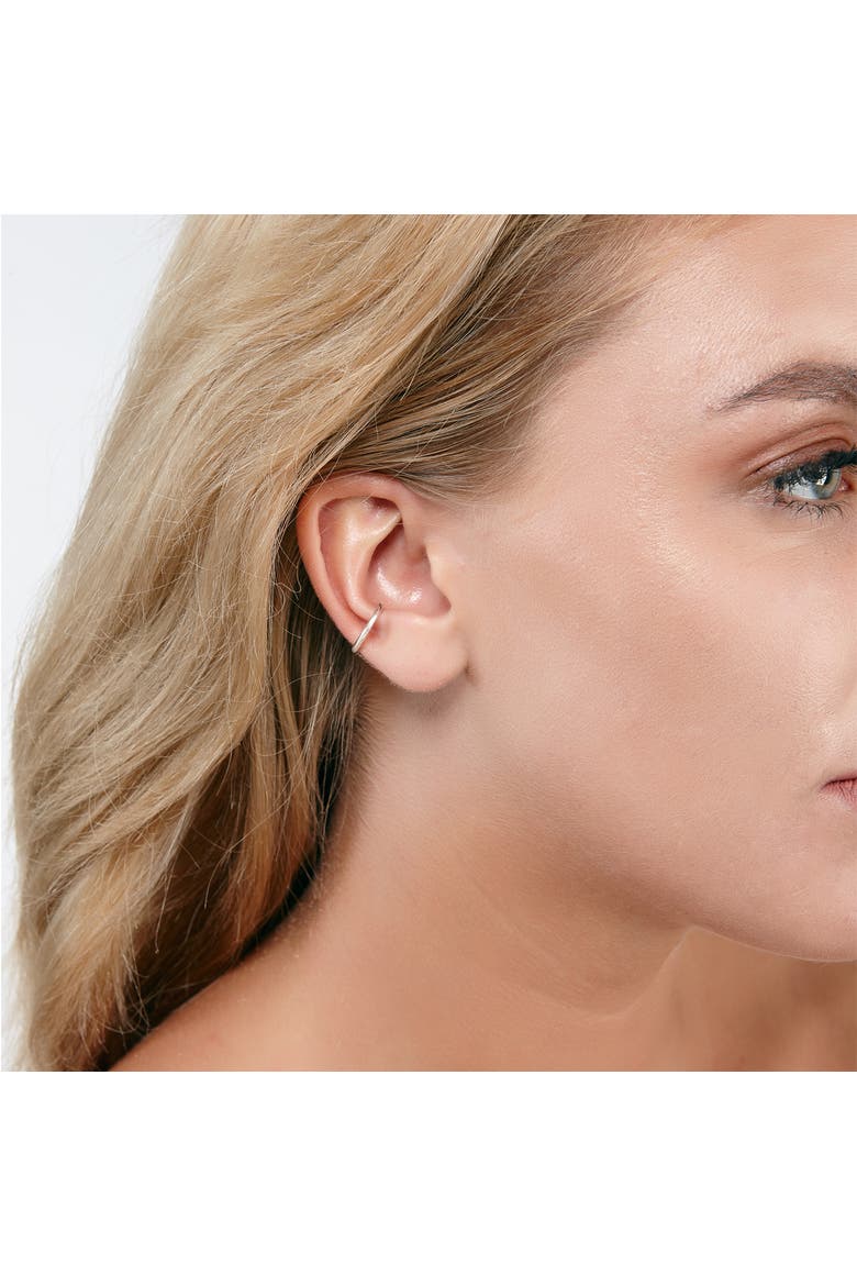 Plain Ear Cuff, Alternate, color, Gold Vermeil