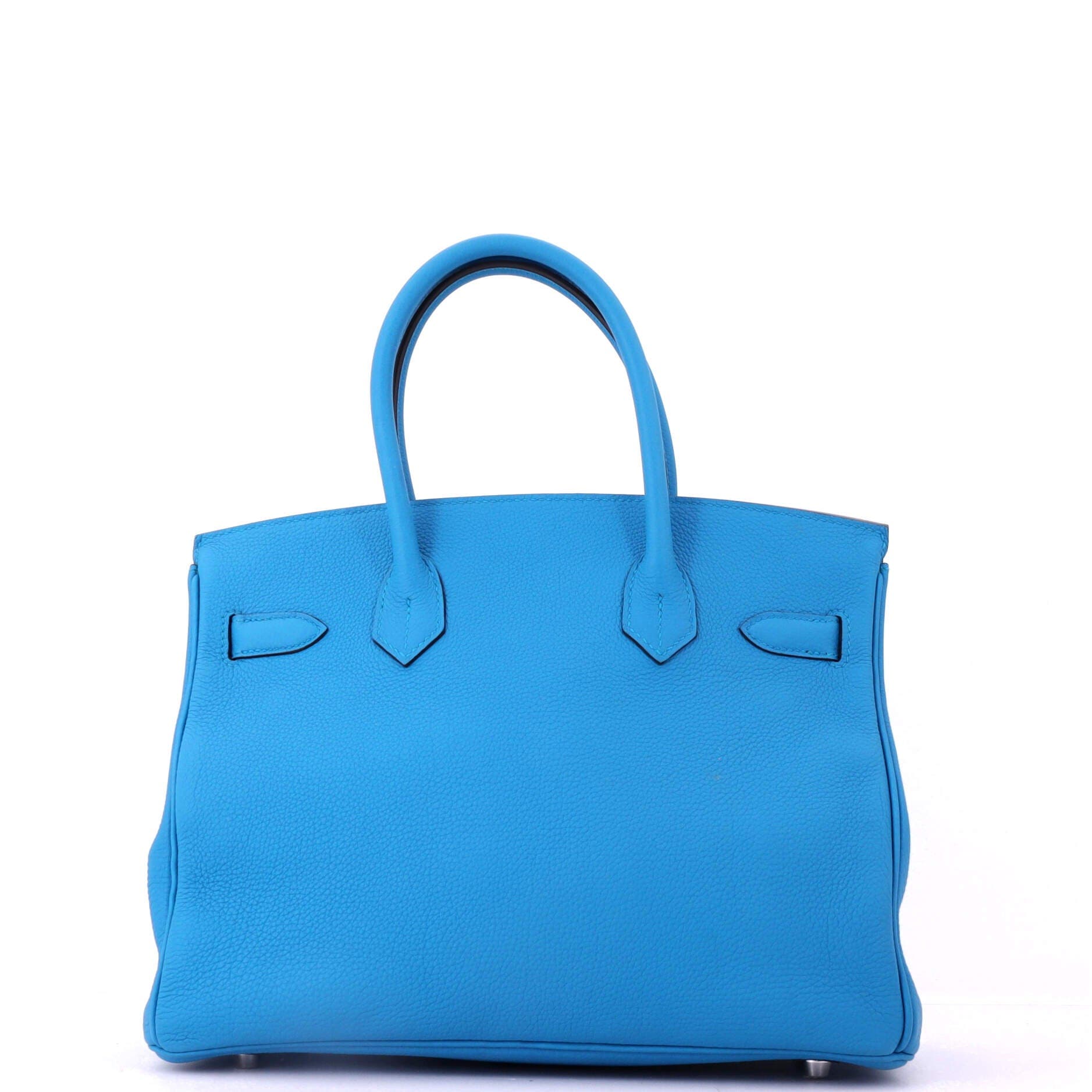 Birkin Handbag Verso Togo with Palladium Hardware 30, Alternate, color, Blue