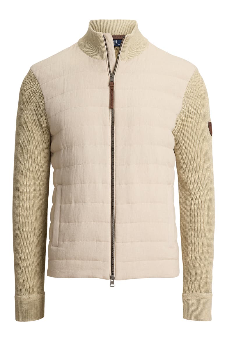 Hybrid Linen Zip Cardigan, Alternate, color, BEIGE LINEN