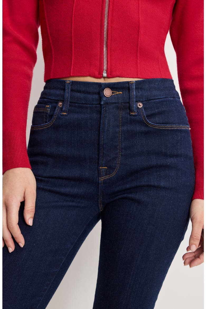 Good Legs Crop Mini Bootcut Jeans, Alternate, color, INDIGO1153