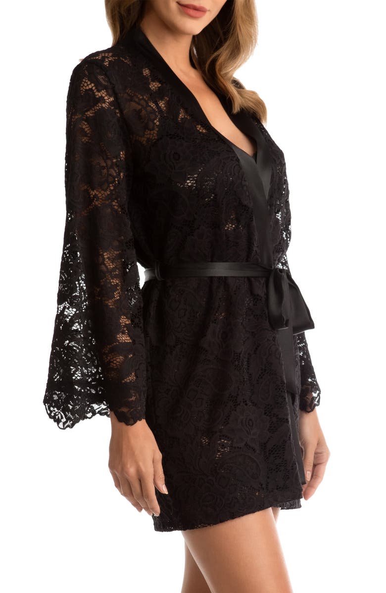 In Bloom by Jonquil Roman Lace Robe, Alternate, color, 